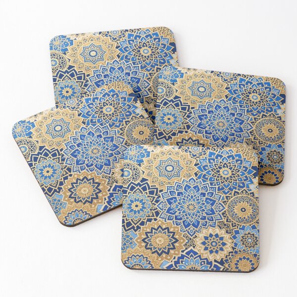 Item preview, ​Sapphire Gold Mandalas designed and sold by KingsArtworx 2.
