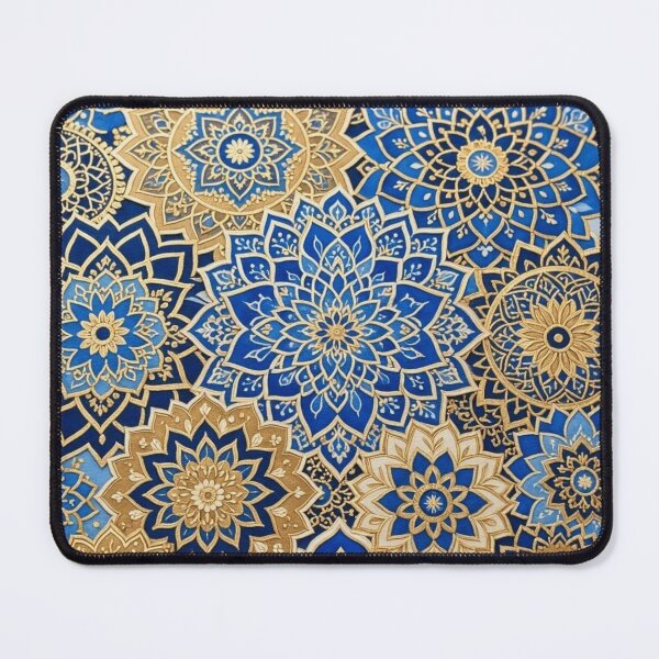 Item preview, Sapphire Gold Mandalas designed and sold by KingsArtworx 2.