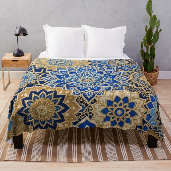 Item preview, ​Sapphire Gold Mandalas designed and sold by KingsArtworx 2.