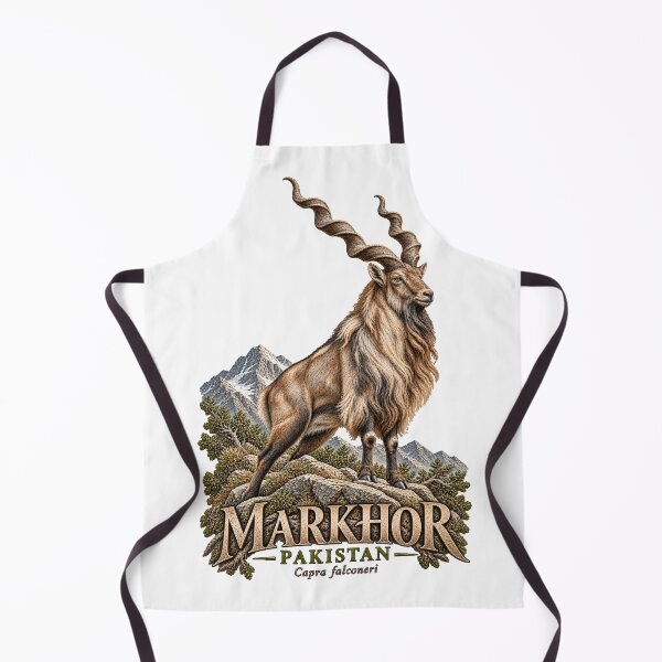 Item preview, Pakistan Markhor Wildlife Heritage Art designed and sold by Larkfound Studio.
