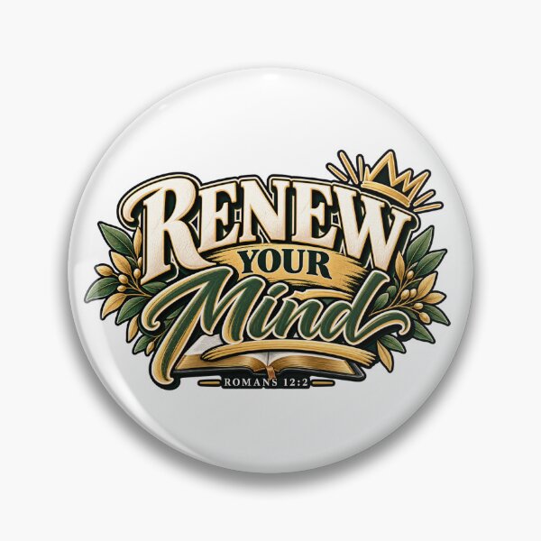 Item preview, Renew Your Mind | Romans 12:2 Christian Faith Design designed and sold by ThinkOnThis.