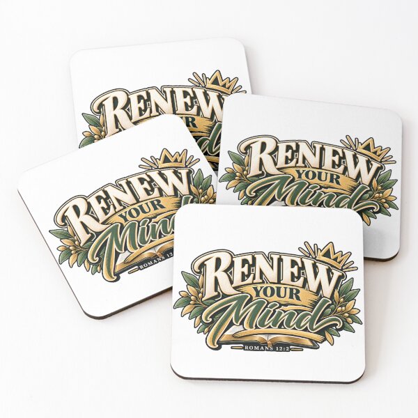 Item preview, Renew Your Mind | Romans 12:2 Christian Faith Design designed and sold by ThinkOnThis.