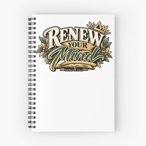 Item preview, Renew Your Mind | Romans 12:2 Christian Faith Design designed and sold by ThinkOnThis.