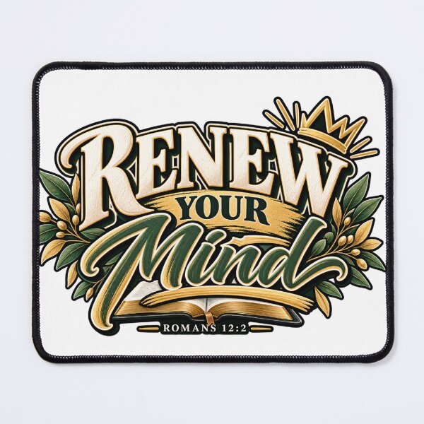 Item preview, Renew Your Mind | Romans 12:2 Christian Faith Design designed and sold by ThinkOnThis.
