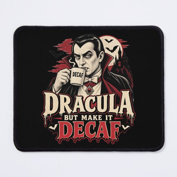 Item preview, Dracula But Make It Decaf Shirt designed and sold by CerealBoxInk.