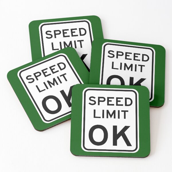 Item preview, Speed Limit OK Sign designed and sold by Karate Octopus.