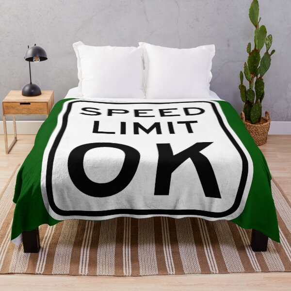 Item preview, Speed Limit OK Sign designed and sold by Karate Octopus.
