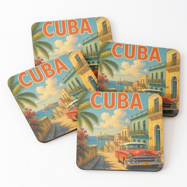 Item preview, Cuba - Scenic Style Travel Poster designed and sold by LSVart.