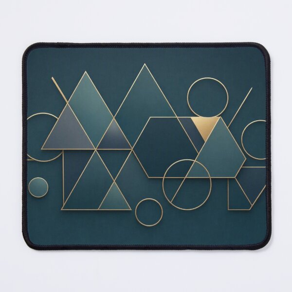 Item preview, Golden Geometric Depths designed and sold by KingsArtworx 2.
