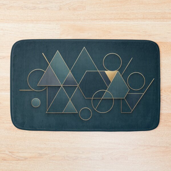 Item preview, ​Golden Geometric Depths designed and sold by KingsArtworx 2.