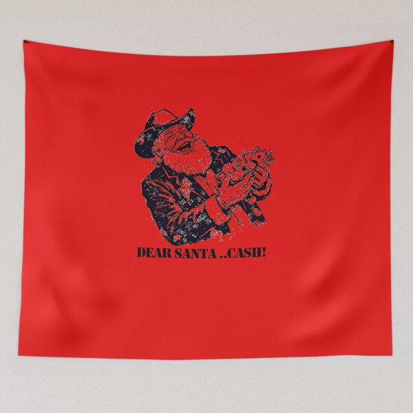 Item preview, Christmas Santa cash Wishes Black designed and sold by Goldy_Stuff.