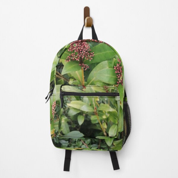 Item preview, Pink Skimmia Flowers And Green Leaves designed and sold by PhuongVoArt.