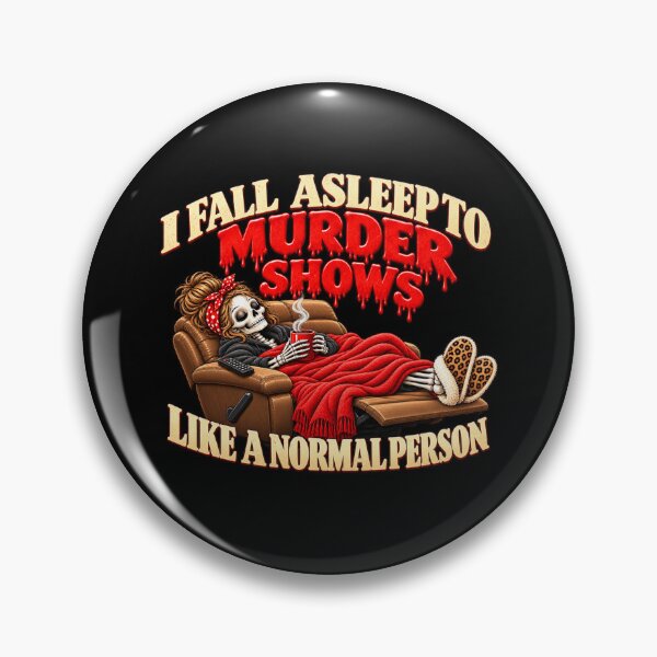 Item preview, I Fall Asleep to Murder Shows Like a Normal Person Funny True Crime Lover Humor designed and sold by 76Valeria.