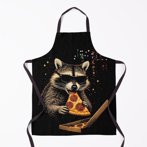 Item preview, Cool Raccoon Eating Pepperoni Pizza designed and sold by SassCity.