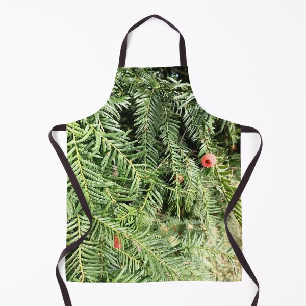 Item preview, Red Yew Berry Green Evergreen Foliage designed and sold by PhuongVoArt.