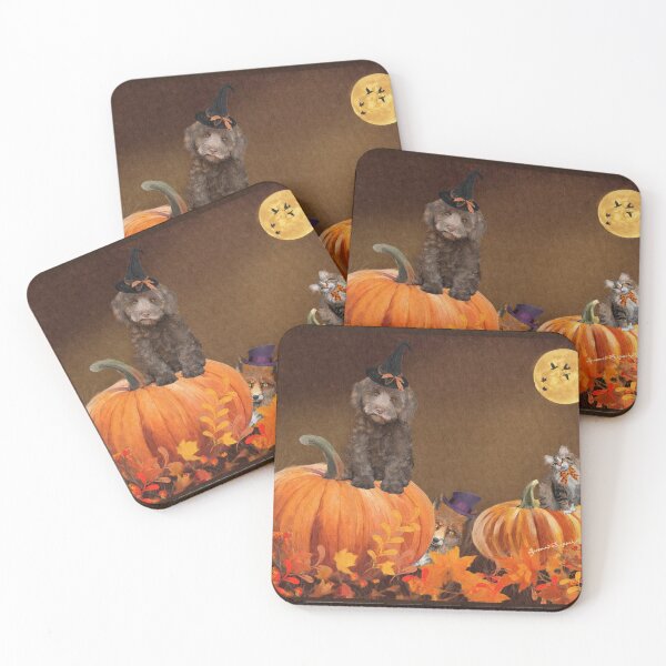 Item preview, MOONLIT PUMPKIN PERCH susan lipschutz designed and sold by shaynart.