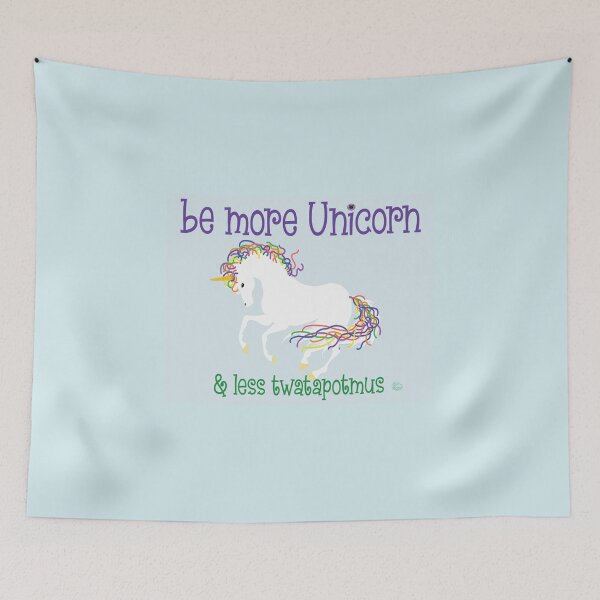 Item preview, Be More Unicorn & Less Twatapotmus designed and sold by StudioTanoshiiNeko.