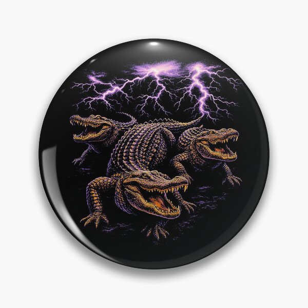 Item preview, Storm Lightning Three Alligators designed and sold by SassCity.