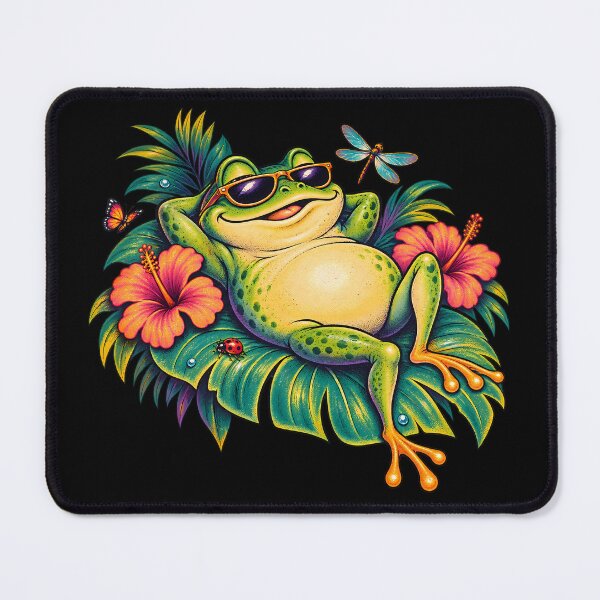 Item preview, Tropical Frog Summer Vibes designed and sold by RkskArt.