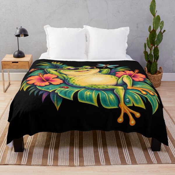 Item preview, Tropical Frog Summer Vibes designed and sold by RkskArt.
