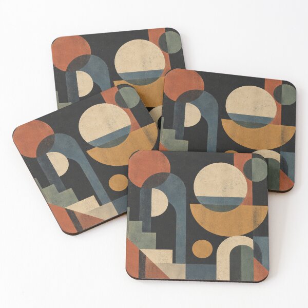 Item preview, Abstract Geometric Composition with Retro Print Texture designed and sold by SayMaria.