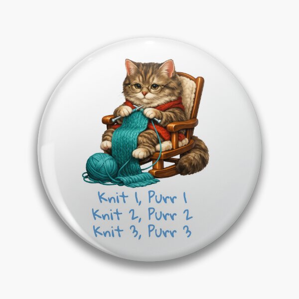 Item preview, Kitty Knits in Kitty Manner designed and sold by susiecc.