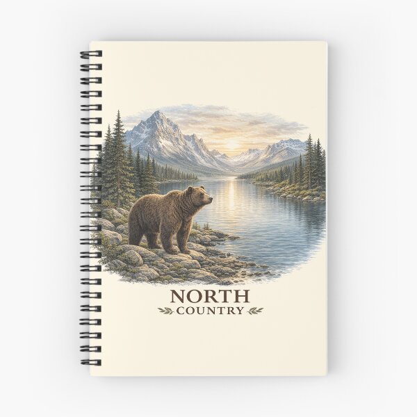 Item preview, Grizzly Bear Mountain Lake Sunset designed and sold by SassCity.