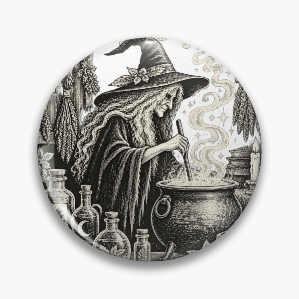 Item preview, Witch Hazels Apothecary 1954 Circular Seal Vintage Emblem designed and sold by yassin-stags.