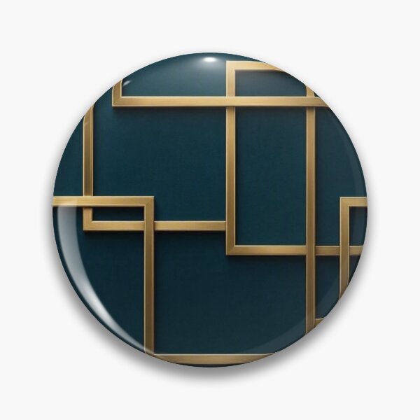 Item preview, ​Golden Rectilinear Grid designed and sold by KingsArtworx 2.