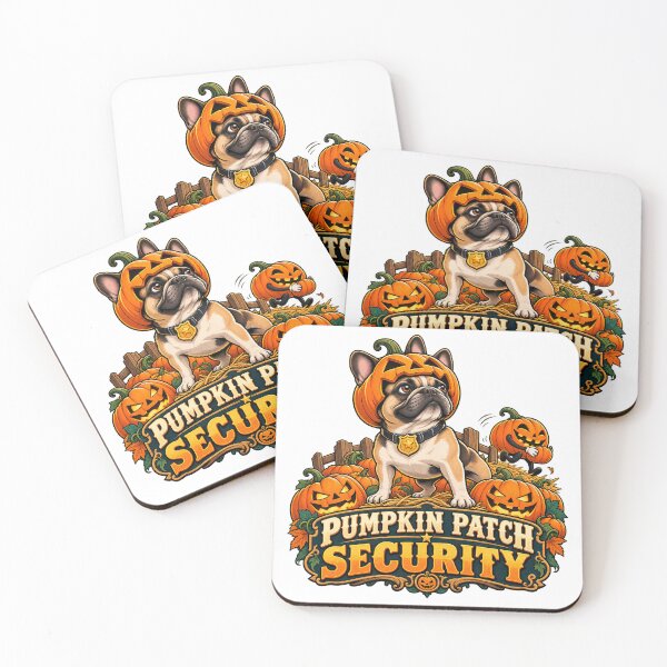 Item preview, Pumpkin Patch Security – Funny French Bulldog Halloween designed and sold by PiANNE.