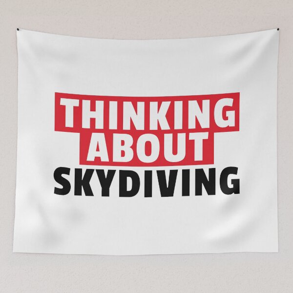 Item preview, Thinking About Skydiving designed and sold by MaryAller.