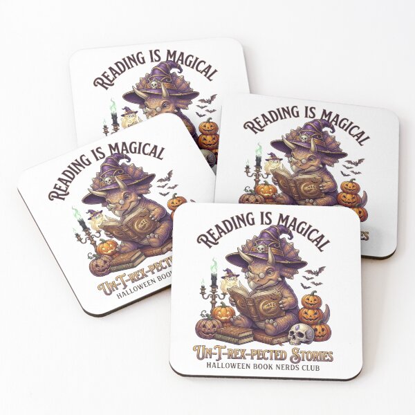 Item preview, Reading Is Magical - Dinosaur Halloween Book Club designed and sold by designwiss.