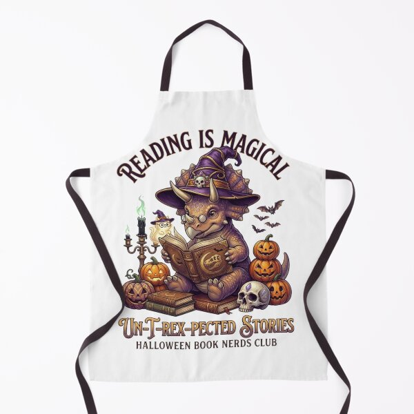 Item preview, Reading Is Magical - Dinosaur Halloween Book Club designed and sold by designwiss.