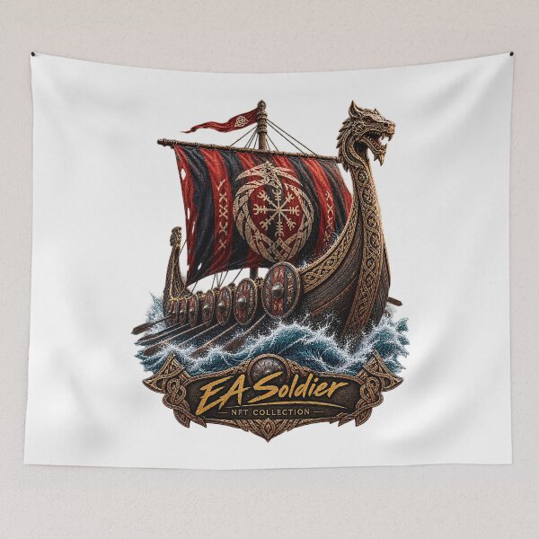 Item preview, Viking Longship  designed and sold by EASNFTCOL.