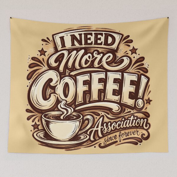 Item preview, More Coffee Association designed and sold by LastTsunamiApparel.