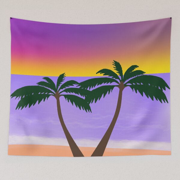 Item preview, Vibrant Tropical Ocean Sunset designed and sold by ArtisticJump.