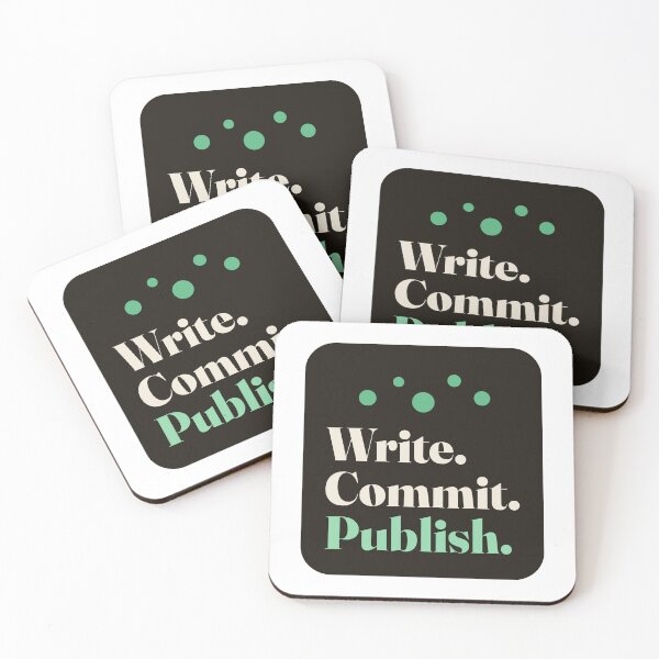Item preview, Write. Commit. Publish. designed and sold by thechelsuk.