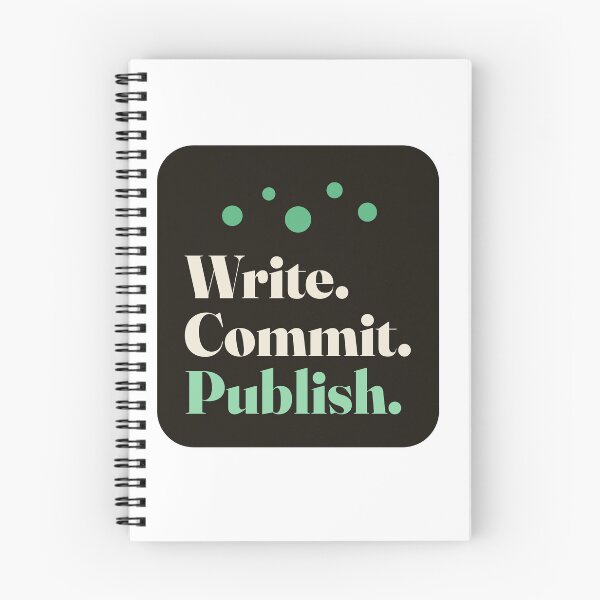 Item preview, Write. Commit. Publish. designed and sold by thechelsuk.