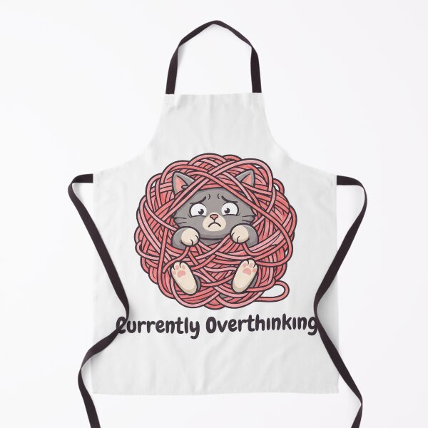 Item preview, Currently Overthinking Yarn Cat designed and sold by Rariks.