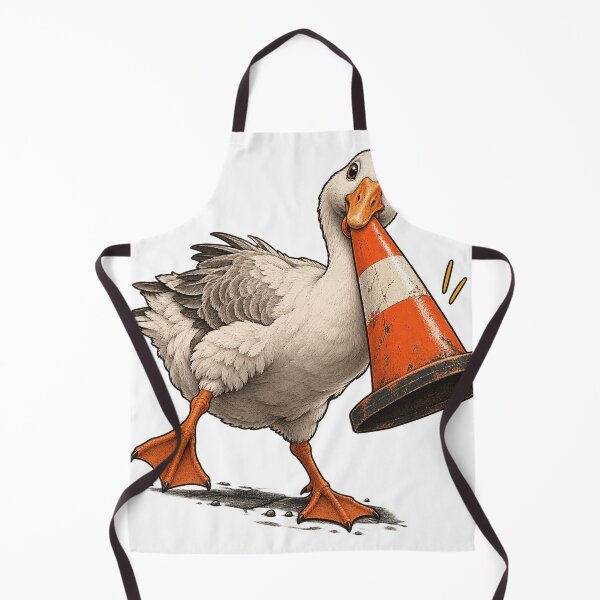 Item preview, Funny Goose Traffic Cone T-shirt designed and sold by QATRIZZ0.