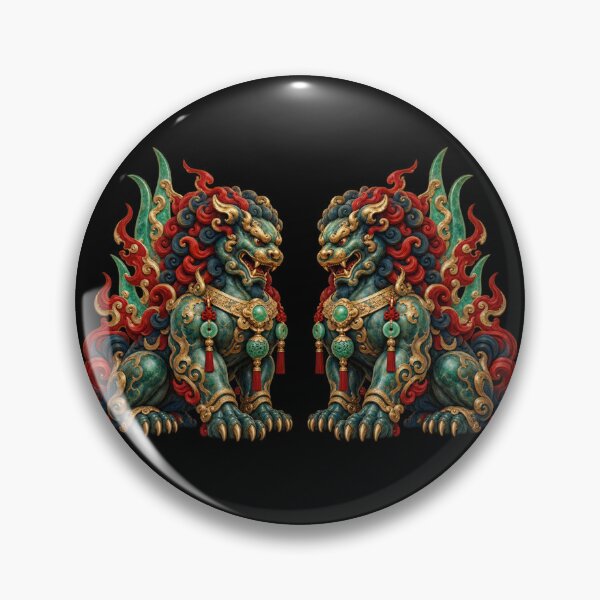 Item preview, Chinese guardian lions, protective gate designed and sold by lAnJefurtifeu.