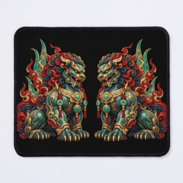 Item preview, Chinese guardian lions, protective gate designed and sold by lAnJefurtifeu.