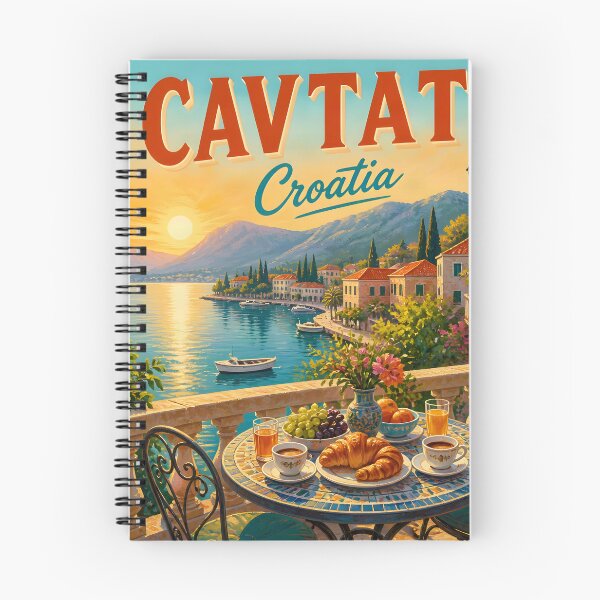 Item preview, Cavtat Croatia - Scenic Style Travel Poster designed and sold by LSVart.