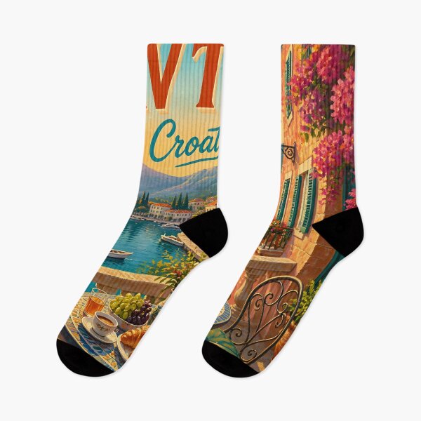 Item preview, Cavtat Croatia - Scenic Style Travel Poster designed and sold by LSVart.