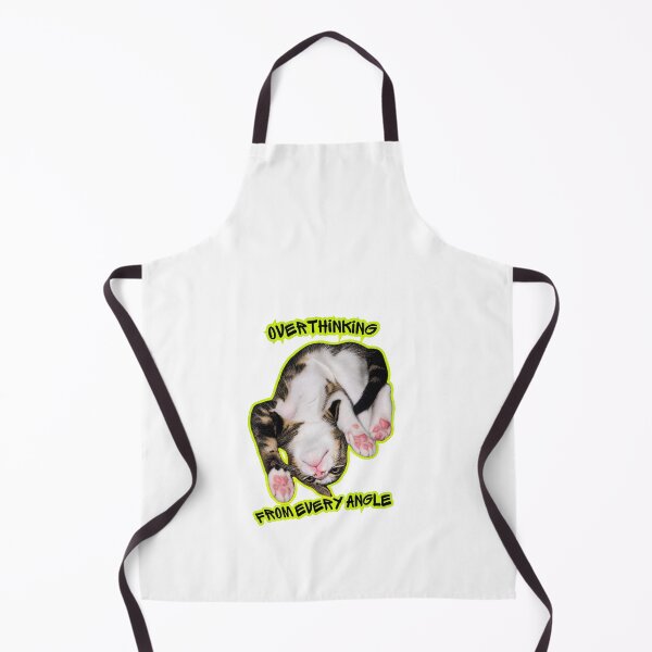 Item preview, Cat Overthinking From Every Angle Funny Meme Sticker designed and sold by MeliMedO Art.