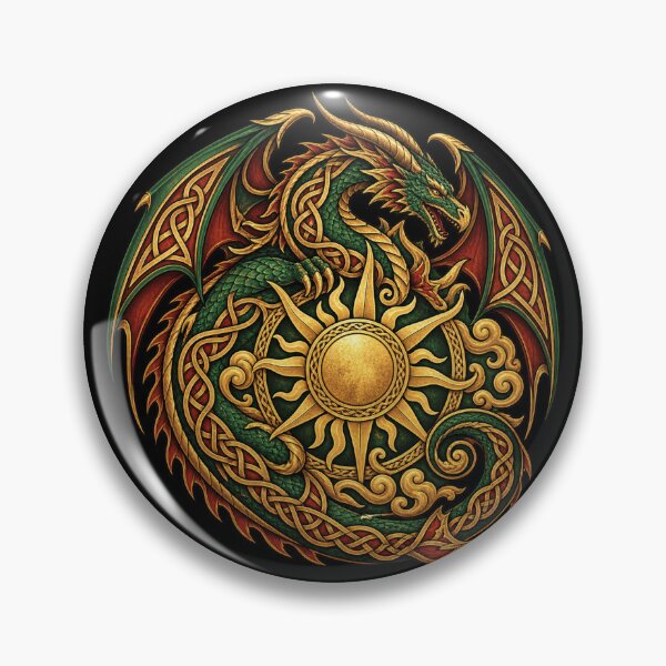 Item preview, Solar Celtic Dragon - Emblem of Power designed and sold by lAnJefurtifeu.