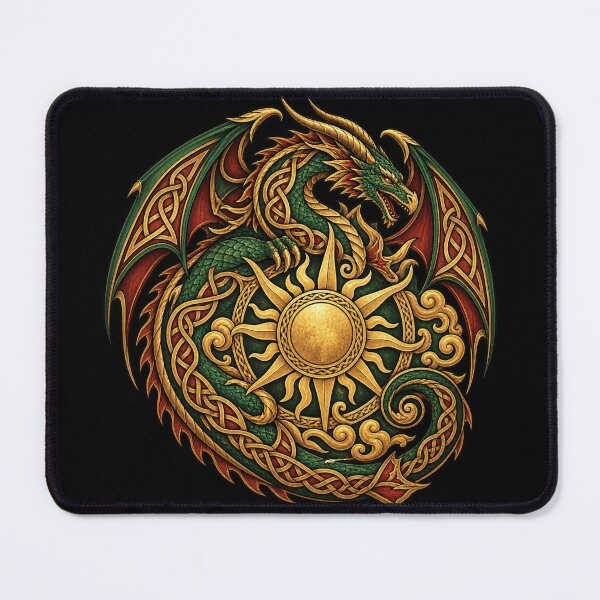 Item preview, Solar Celtic Dragon - Emblem of Power designed and sold by lAnJefurtifeu.