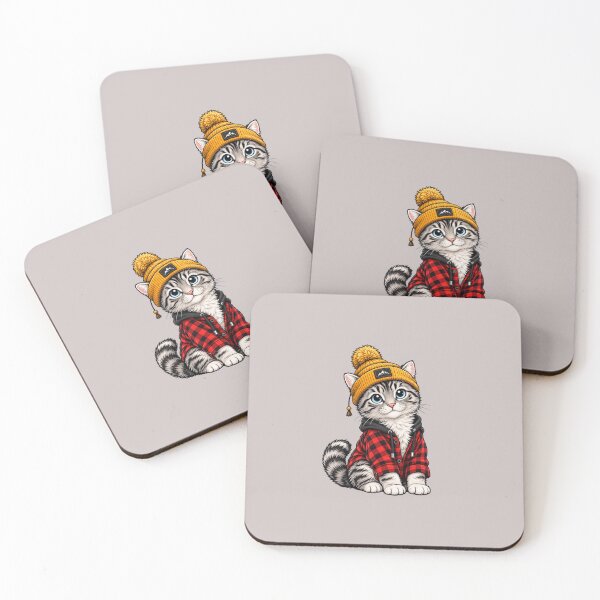 Item preview, Cozy Winter Kitten designed and sold by aminomen.