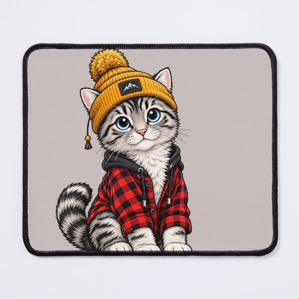 Item preview, Cozy Winter Kitten designed and sold by aminomen.