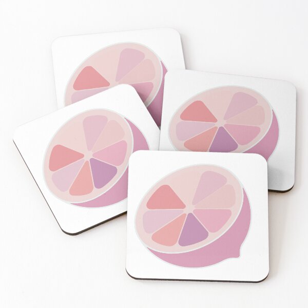 Item preview, Pink Lemon Citrus Slice - Colourful Fruit Illustration designed and sold by iampaulmorris.